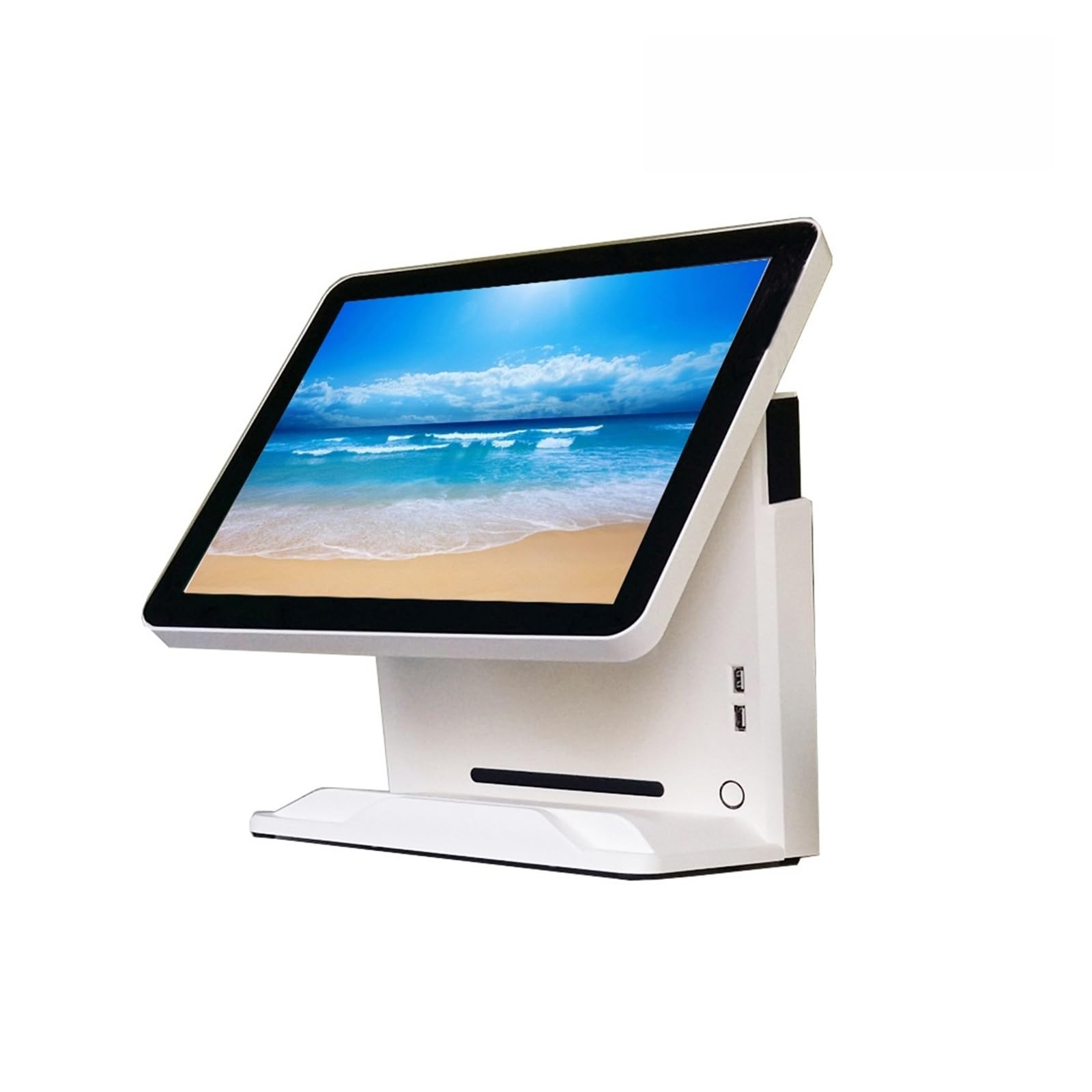 Registratori di cassa, Registratore di cassa con monitor touch capacitivo terminale POS da 15 pollici(Noir)