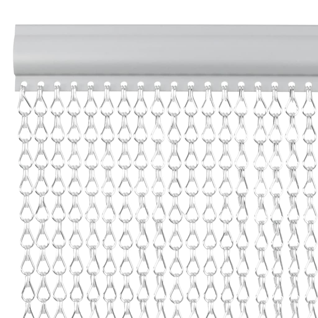 Aluminium Kettenvorhang 90x220 cm Türvorhang Fliegengitter Insektenschutz