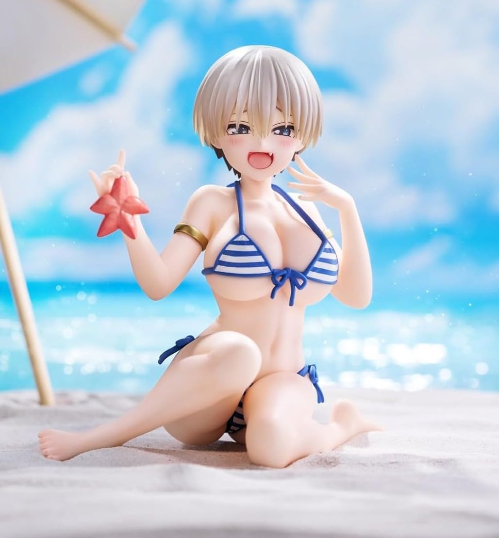 宇崎ちゃんは遊びたい　Desktop Cute フィギュア 宇崎花　浜辺で水着 Amazon.co.jp: 宇崎ちゃんは遊びたい！ω Desktop Cute フィギュア 宇崎