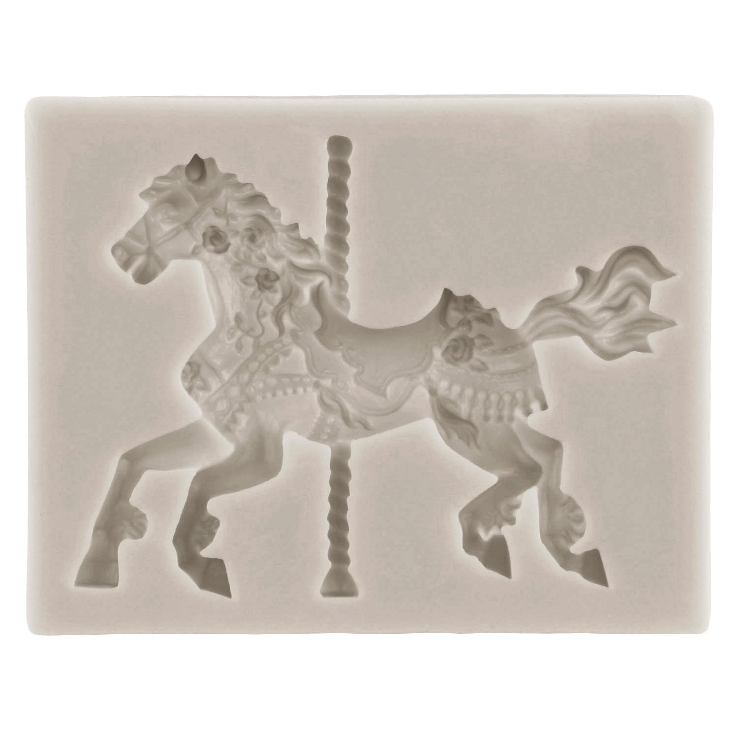 Stampo In Silicone 3D A Forma Di Cavallo Da Giostra Stampo