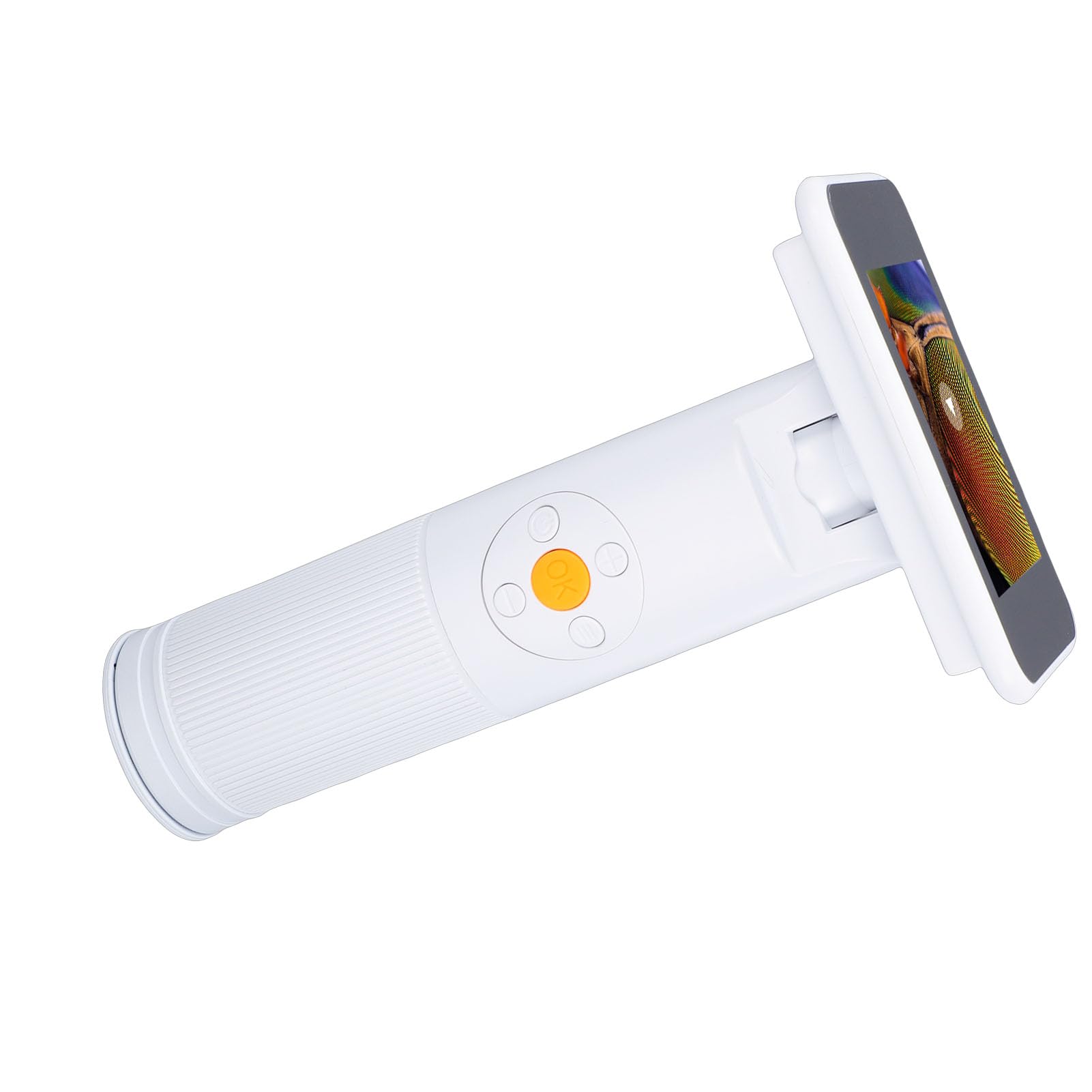 Pissente Microscopio Digital Portátil con Pantalla HD de 2,8 Pulgadas 1600X con Luz LED para Textiles y Antigüedades, Microscopio de Bolsillo Portátil para Mantenimiento/Soldadura