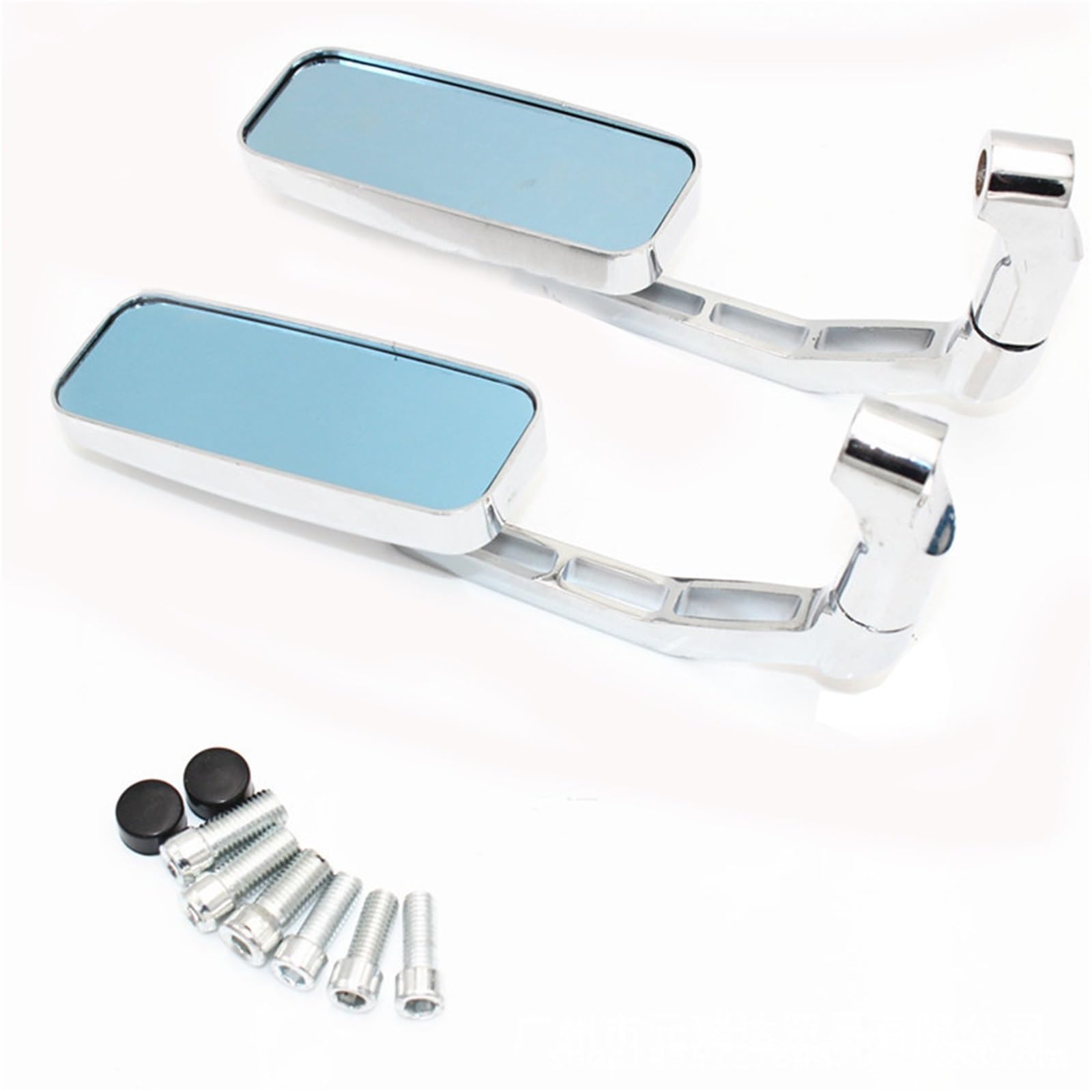 Espejo retrovisor de motocicleta rectangular compatible con CB1000R cristal claro 7