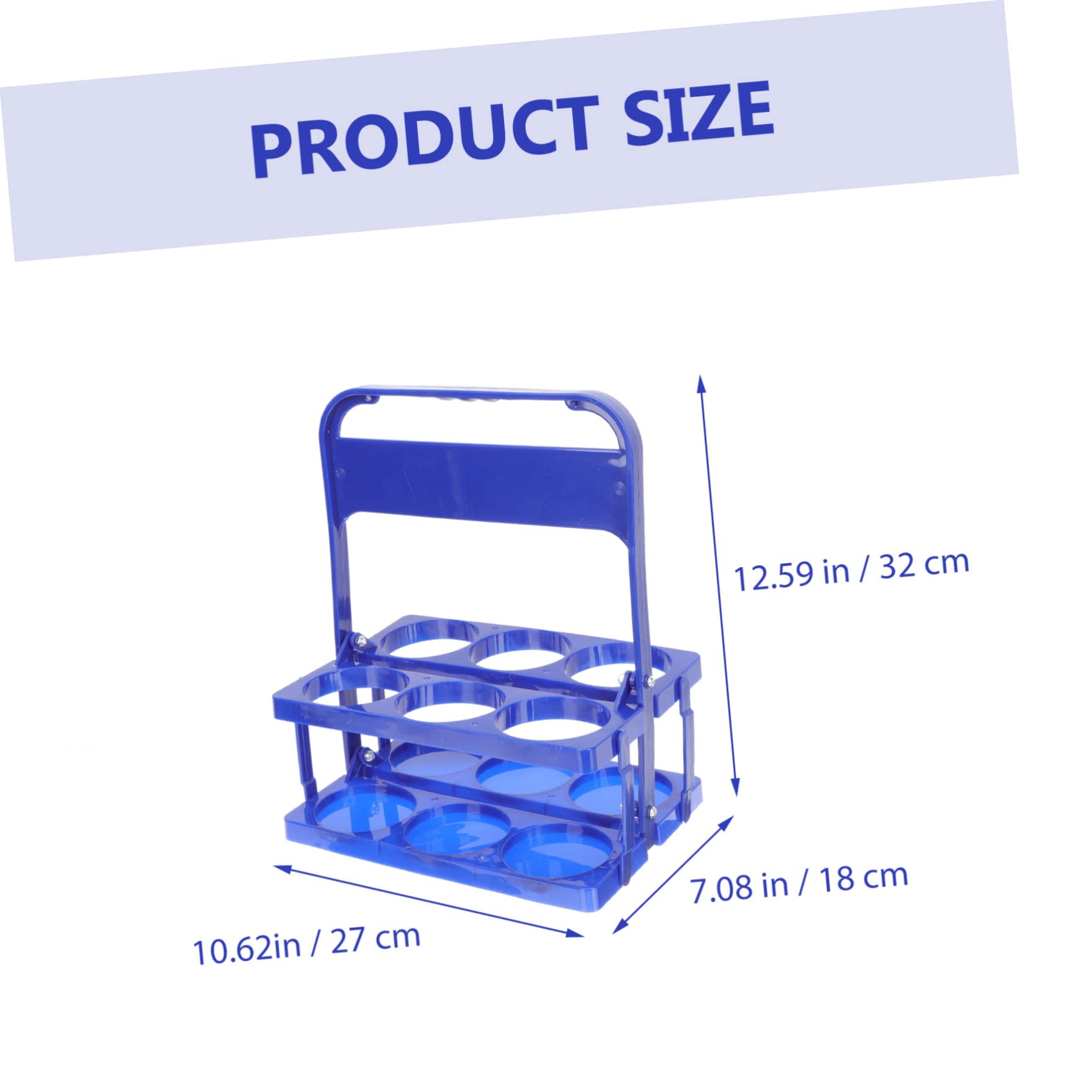 PRETYZOOM 2pcs Folding Beer Bottle Rack Compact Wine Storage Holder for Ktv Bars and Portable Beer Organizer for Kitchen Countertop Party Use