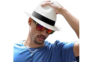 Handmade Authentic Panama Hat: Classic Fedora for Men and Women with UPF 50+ Sun Protection