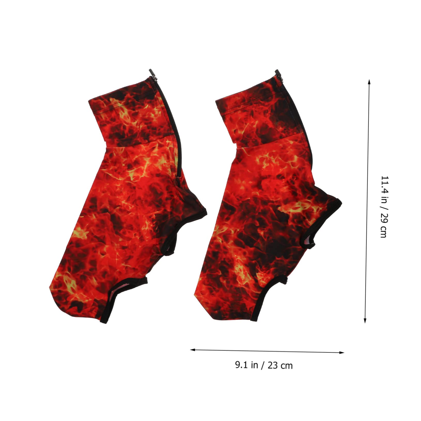 VANZACK 6pièces Couvre-Chaussures De Cyclisme Étanches Et Antidérapants pour Randonnée Hiver Le Sable pour Vélo