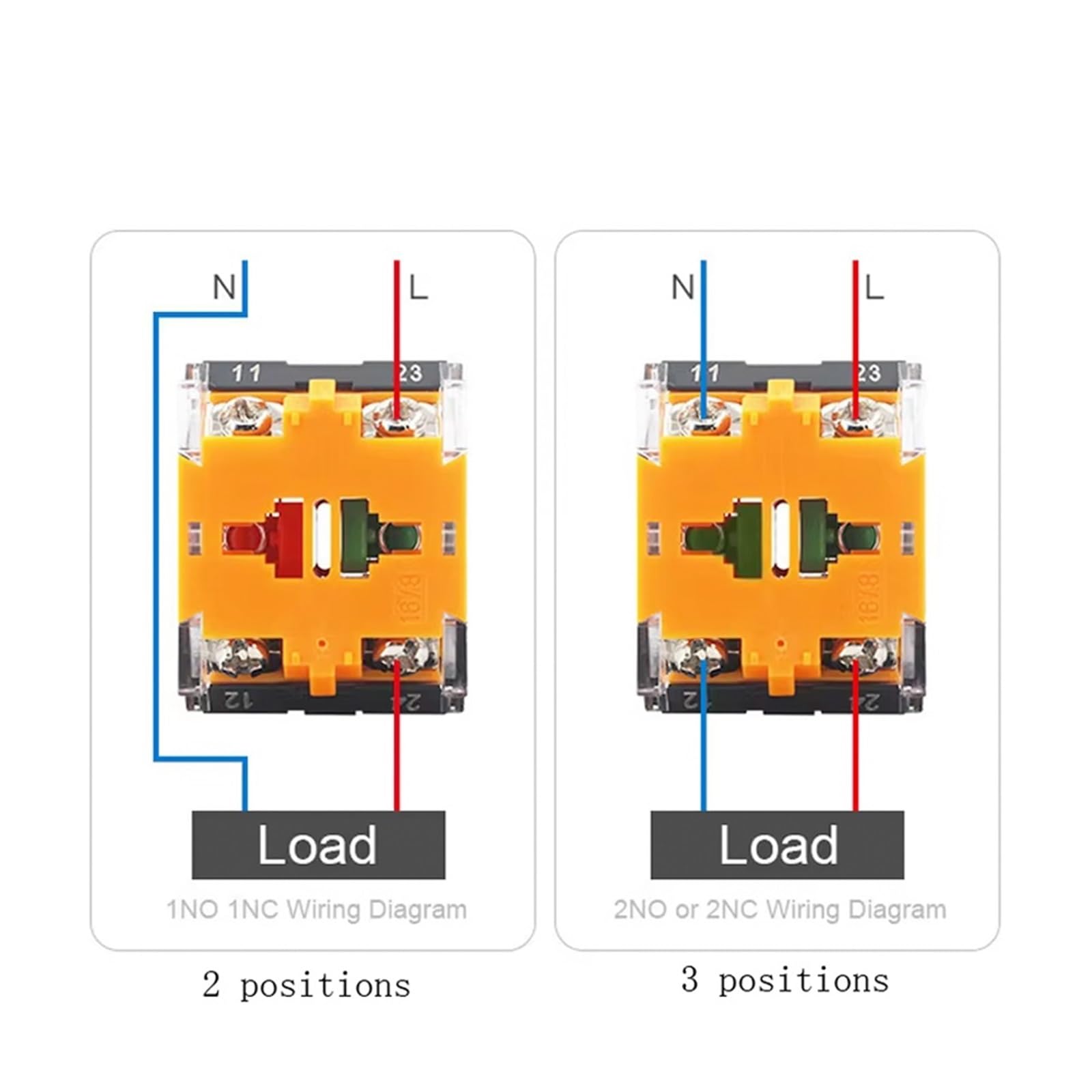 Interruptor giratorio LA38-11X2 con enclavamiento momentáneo, 2 o 3 posiciones, DPST, 10 A, 400 V, interruptor de encendido, 1 unidad(Green short handle,(Momentary) Reset,2 Position)