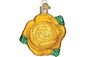 Old World Christmas Pink Rose Ornament