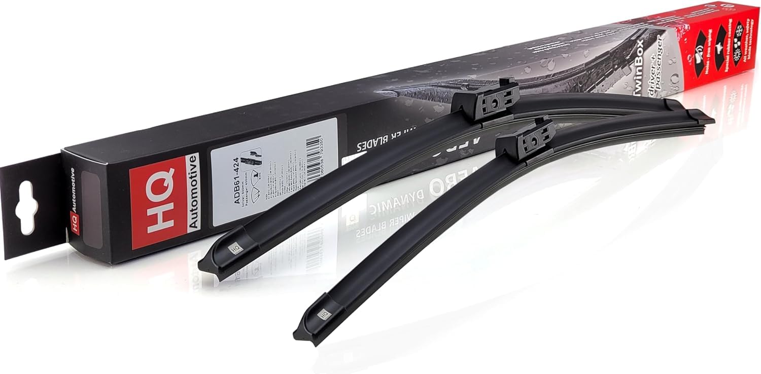 HQ Automotive Wiper Blade for SEAT Alhambra 2010-onwards, VW Caddy MK5 2021-onwards Front Set, ADB61-824