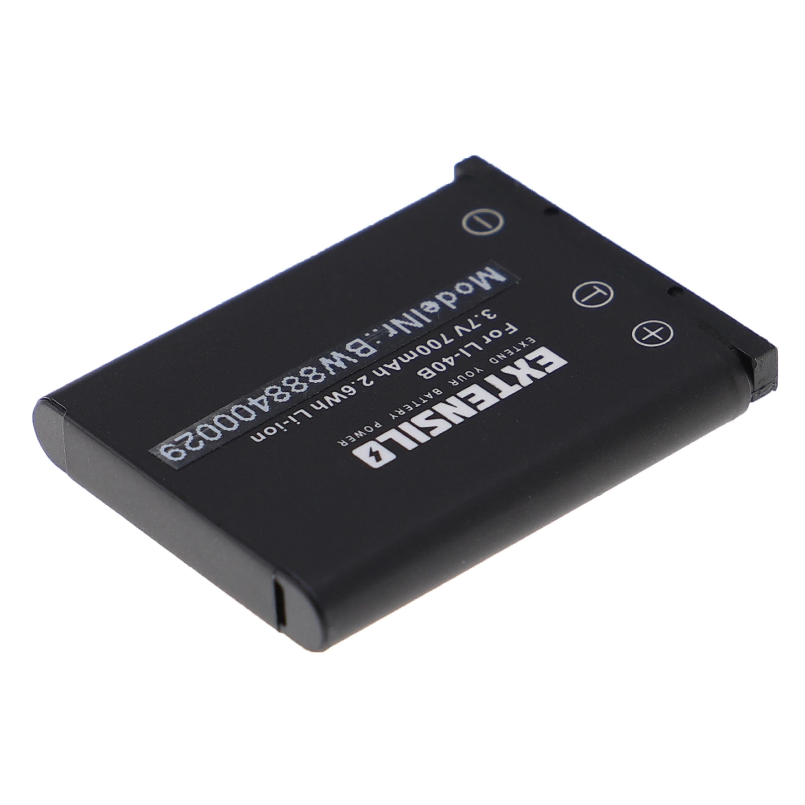 3x Akku-Ersatz Für Rollei DS-5370 Kamera | 700 MAh, 3,7 V Li-Ion | Hochwertige Wechselakkus