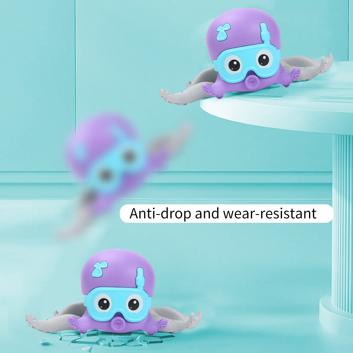 Juguete De Baño Para Bebés Con Luces Y Música - Pulpo Interactivo Con 4 Boquillas, Rociador Automático, Para Niños Desde 1 Año