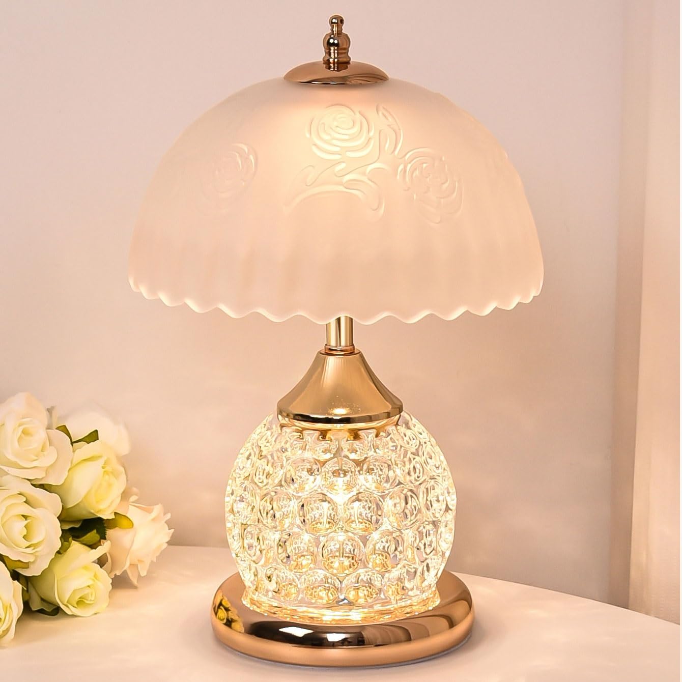 Lampa stołowa lampa biurkowa sypialnia w kształcie diamentu korpus przy łóżku mistrz atmosfera mała lampka nocna sypialnia