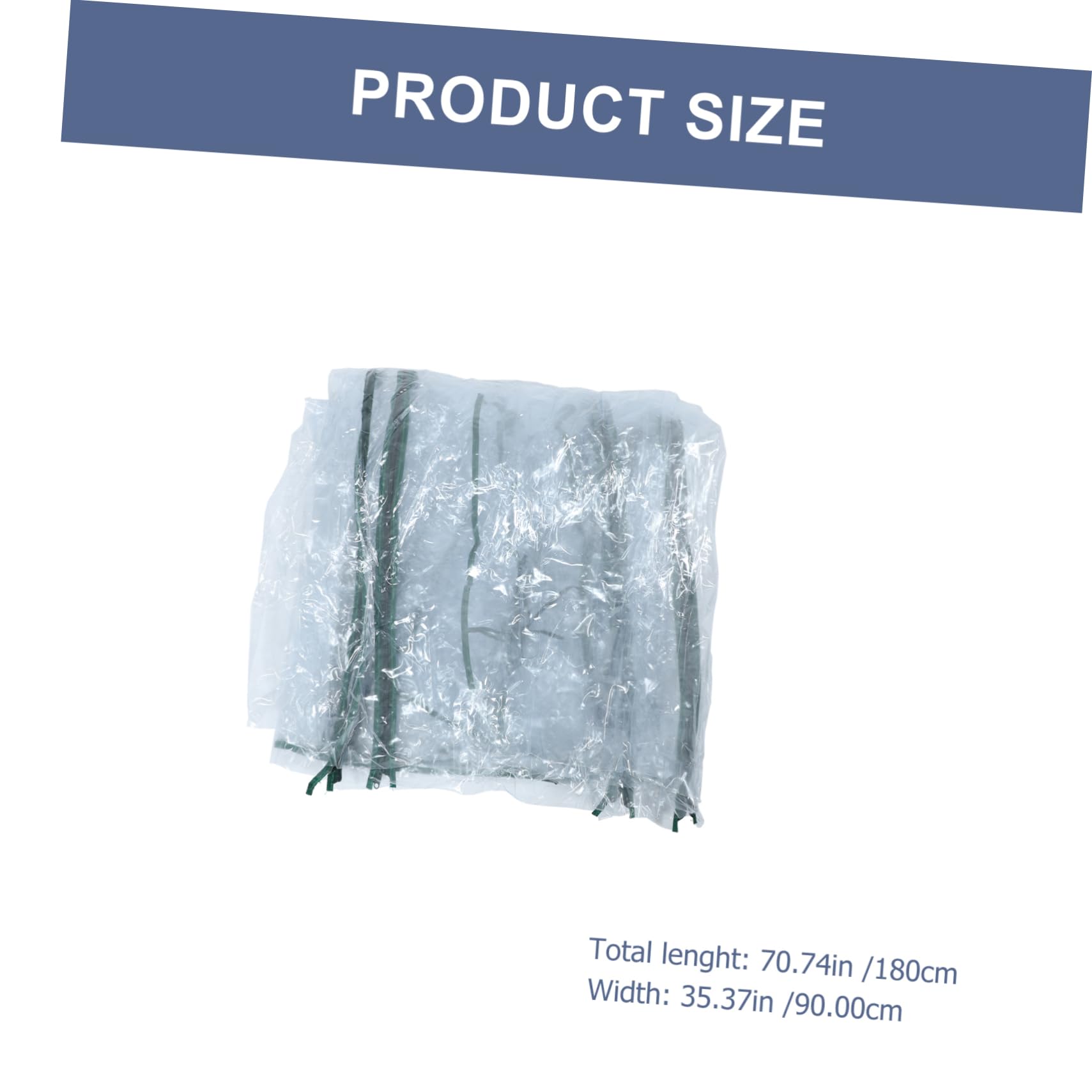 Gogogmee 1pc PVC Garden Cloche Cover Greenhouse Tunnel Flower Protector Plant Accessory for Tomatoes Flowers and Potted Crops for Cold Weather Protection