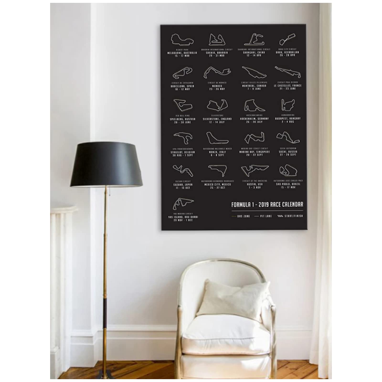 Amazon.co.jp: F1 フォーミュラグランプリレースカレンダーサーキット