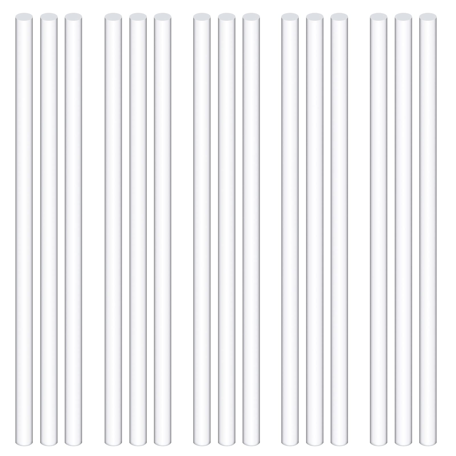 Acrylic Dowel Rods - 15 Pack, 6mm Diameter -1 Acrylic Dowel Rods - 15 Pack, 6mm Diameter -1