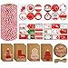 Produktbild 328 Fuß Weihnachten Schnur Weihnachten Hängend Etiketten und Etiketten Aufkleber für Weihnachten Taschen Verpackung DIY Zubehör Kit