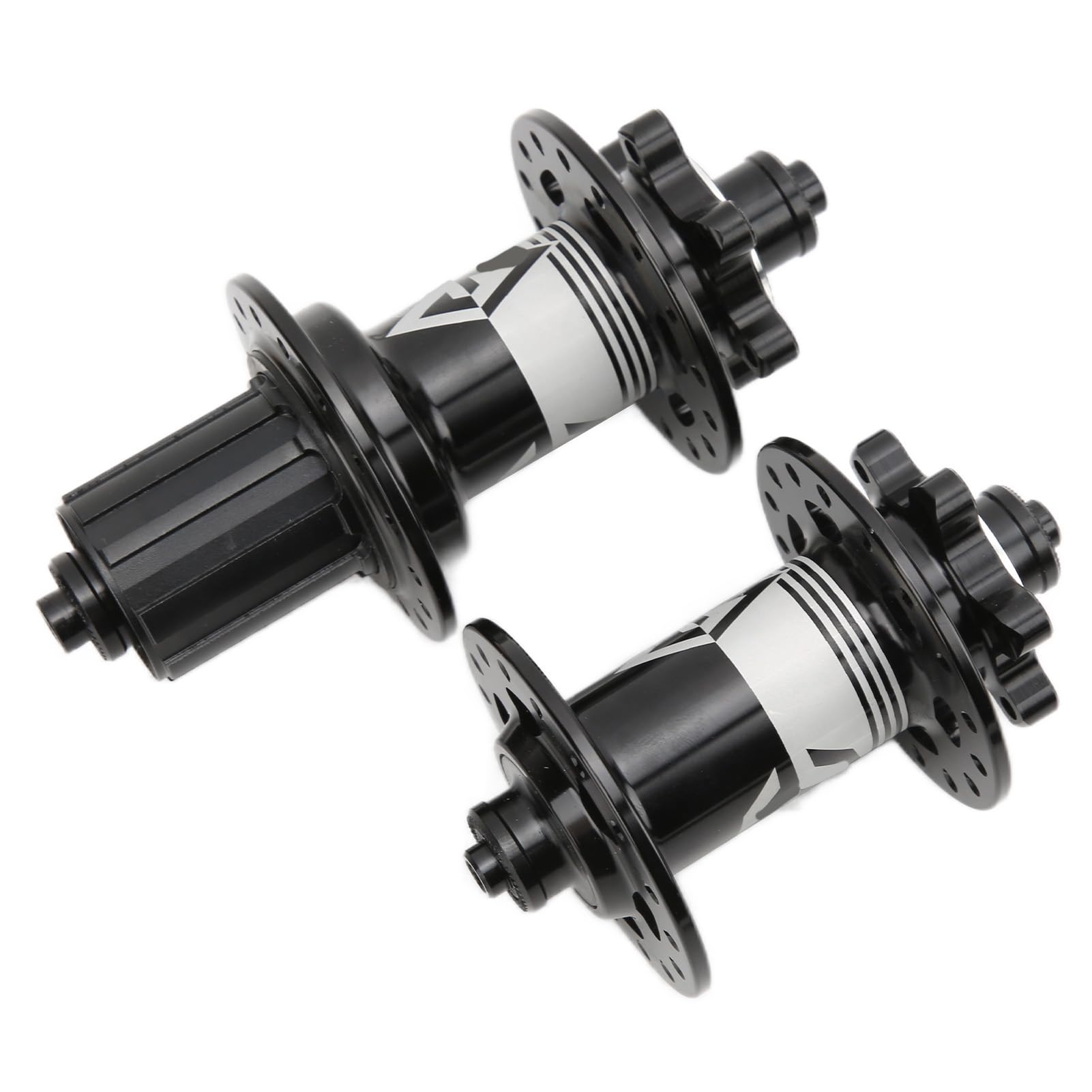 Mountainbike-Naben-Schnellspanner-Set, 5 Lager, Fahrradnabe, 32 Löcher, Fahrradnaben, abgedichtetes Lager, Schnellspanner für Rennrad, Aluminiumlegierung, Schwarz, 759 g