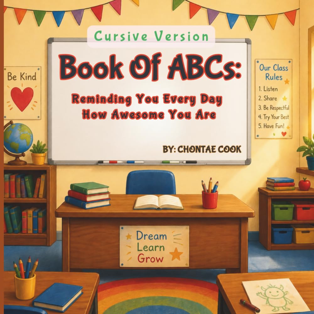 Book of ABCs: Reminding You Every Day How Awesome You Are (CURSIVE VERSION)