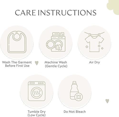 Miniatura 4 de Bamboo Little Baberos para bebé (paquete de 2) - Baberos con broches ajustables - Parte trasera de rizo absorbente Elefante y León