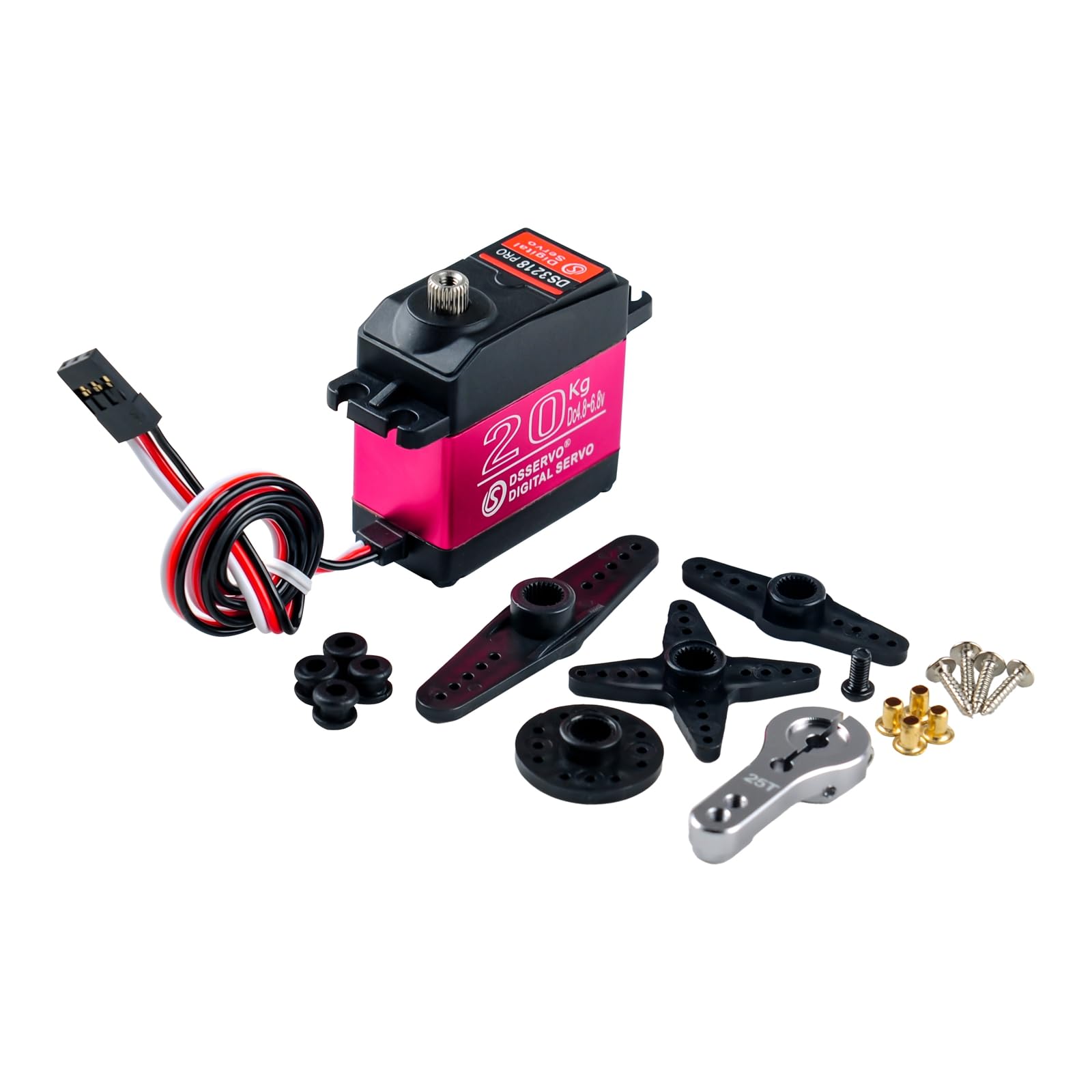 Amazon.com: RCmall 2Pack DSServo DS3218 PRO 20KG 0.09s 6.8V