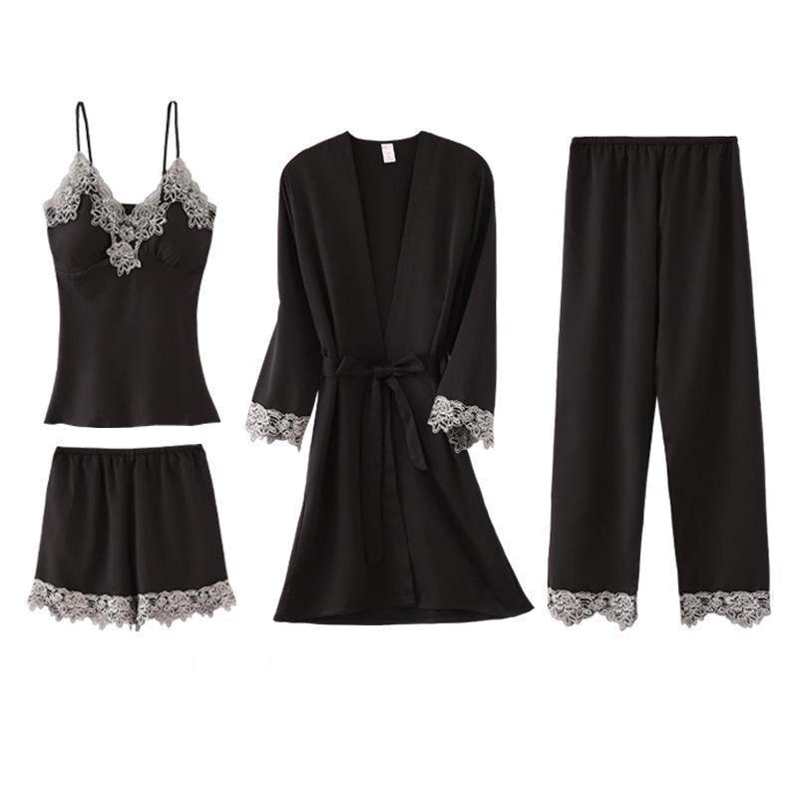 Ensembles de pyjamas en satin pour des matins cocooning et des nuits douces en robe de chambre