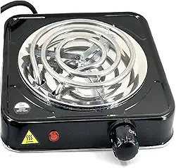 Fogão Elétrico 1 Boca Espiral 220v Portátil 1000W Fogareiro cooktop