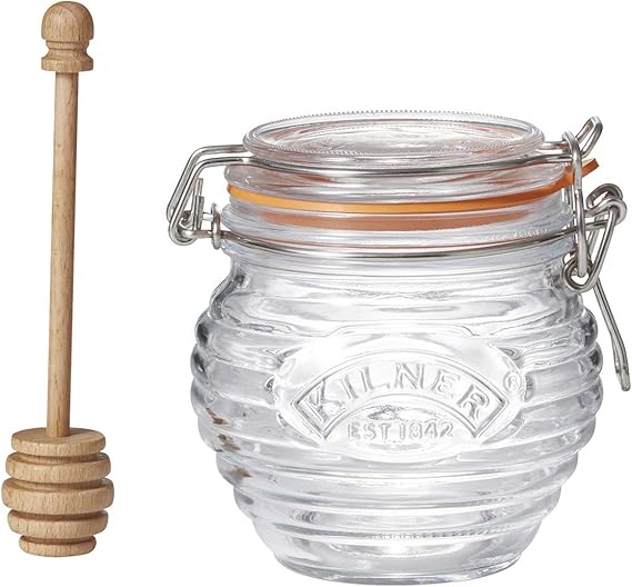 KILNER Honey Pot With Dipper, 1 EA Home & Kitchen