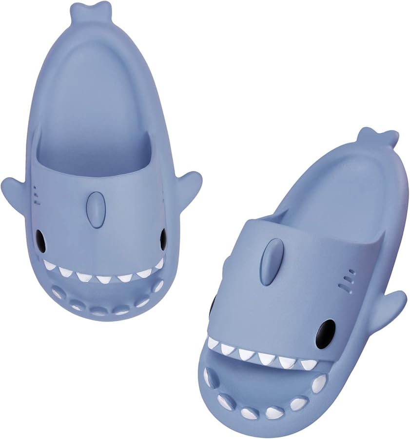 Tongs Requin Mignonnes VIYEAR Cloud Shark - Matériau EVA, Antidérapantes, Séchage Rapide - Pour Plage, Piscine, Douche