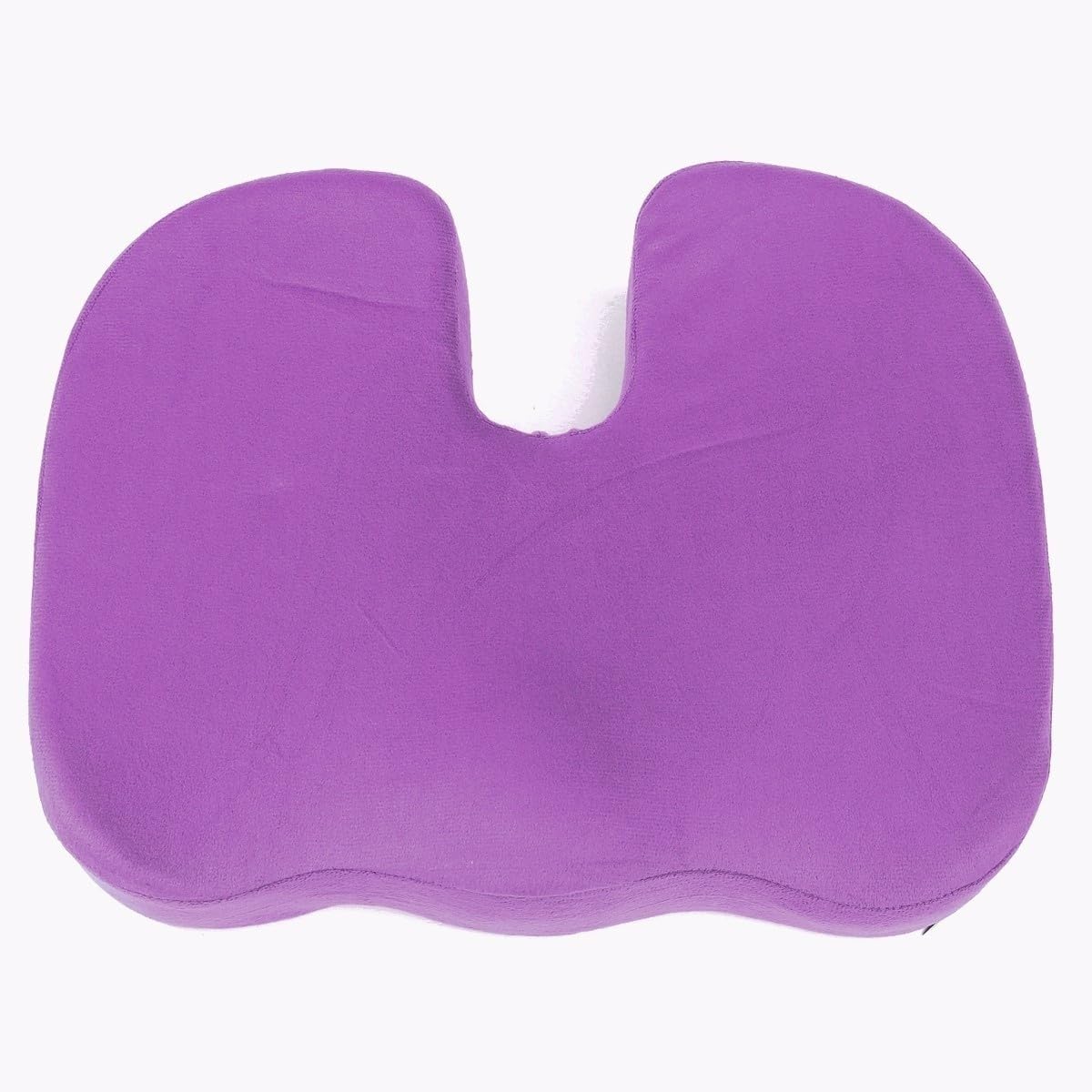 SANZEZ COOLive Orthopedic Memory Foam Seat Cushion Pillow Bolster Relief Solution Coccyx Pain (Purple)
