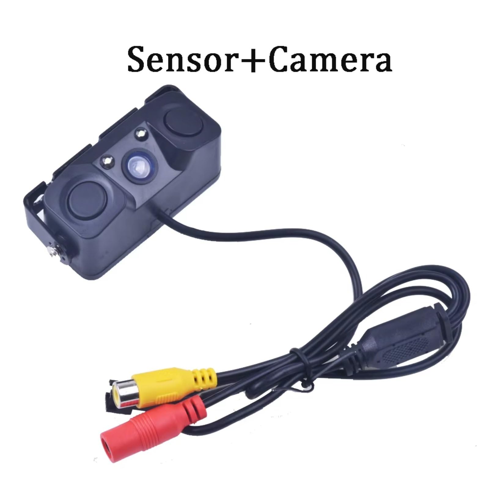 Retrocamera Auto Telecamera di parcheggio con sensore, telecamera posteriore + 2 sensori, indicatore, allarme Bi Bi, 3 in 1 Auto Retrovisione Telecamera