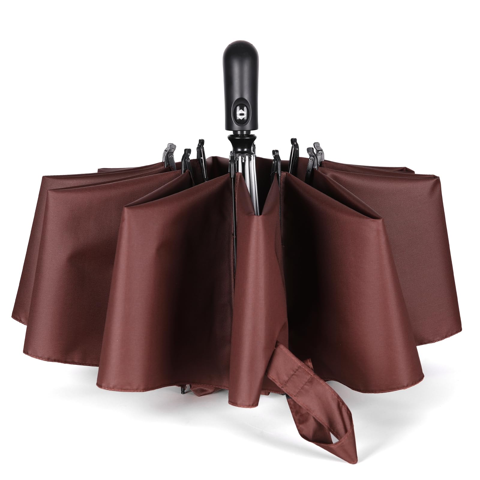 Doubwell Inverted Umbrella 54 inch Large Windproof Umbrellas Auto Open And Close Compact Reverse Closed, Folding Storage for Women And Men, Travel