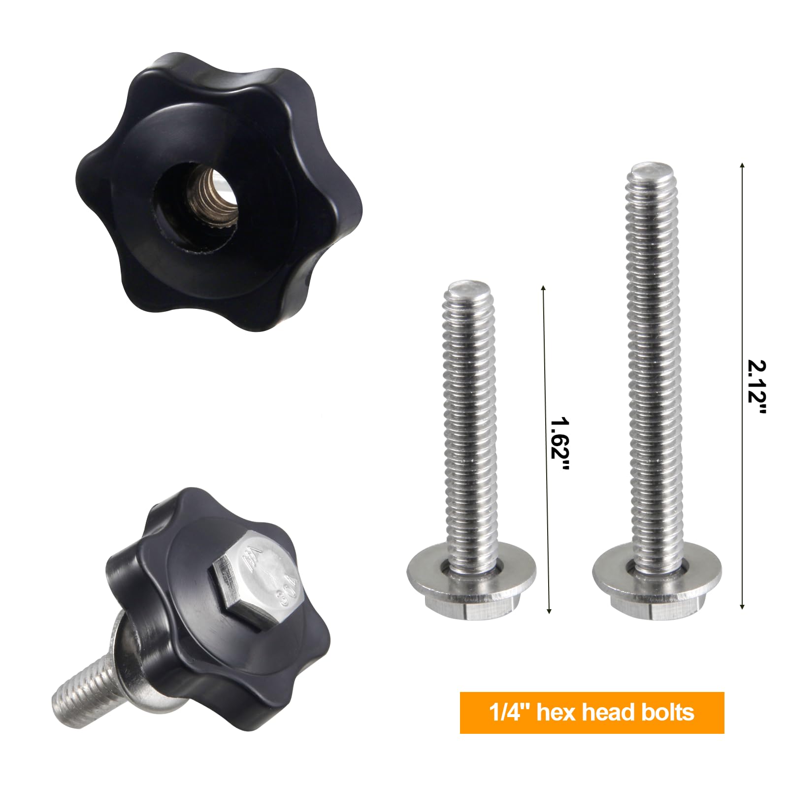 4-Pack Aluminum T-Track Slots, 48" Long Each – Fits 1/4" Hex & T-Bolts – For Woodworking Jigs & Fixtures