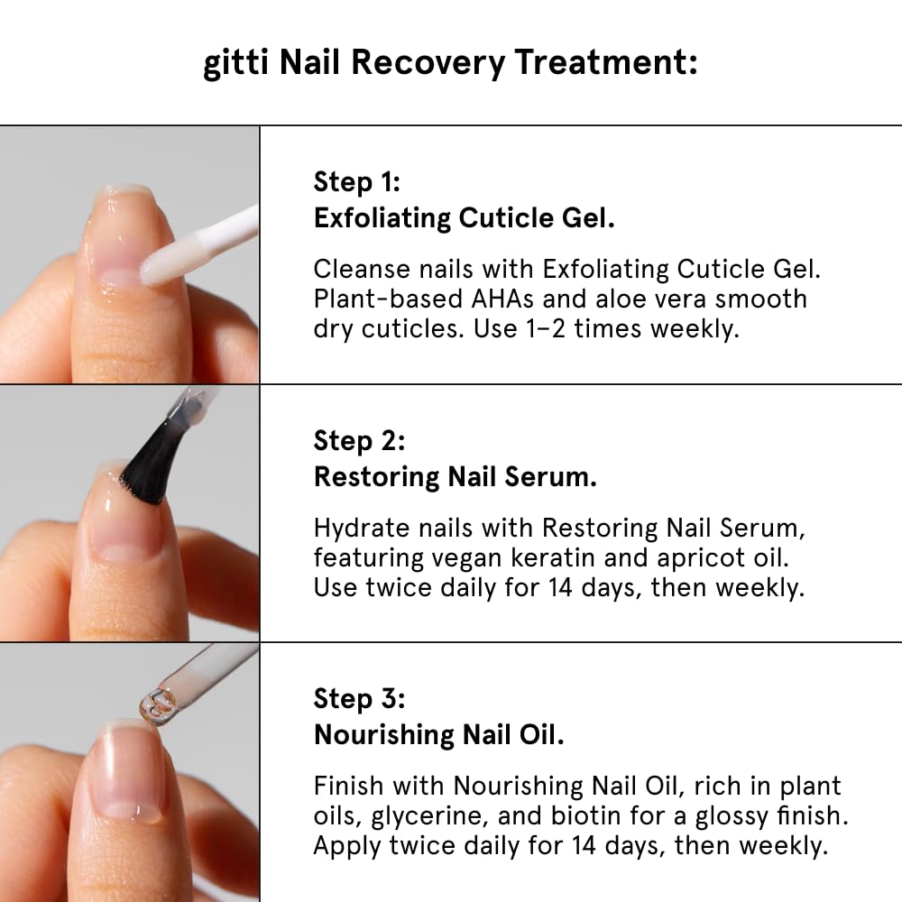 Gitti Gitti Exfoliating Cuticle Gel para uso profesional para mejorar el rendimiento en cada uso con diseño funcional y acabado fiable