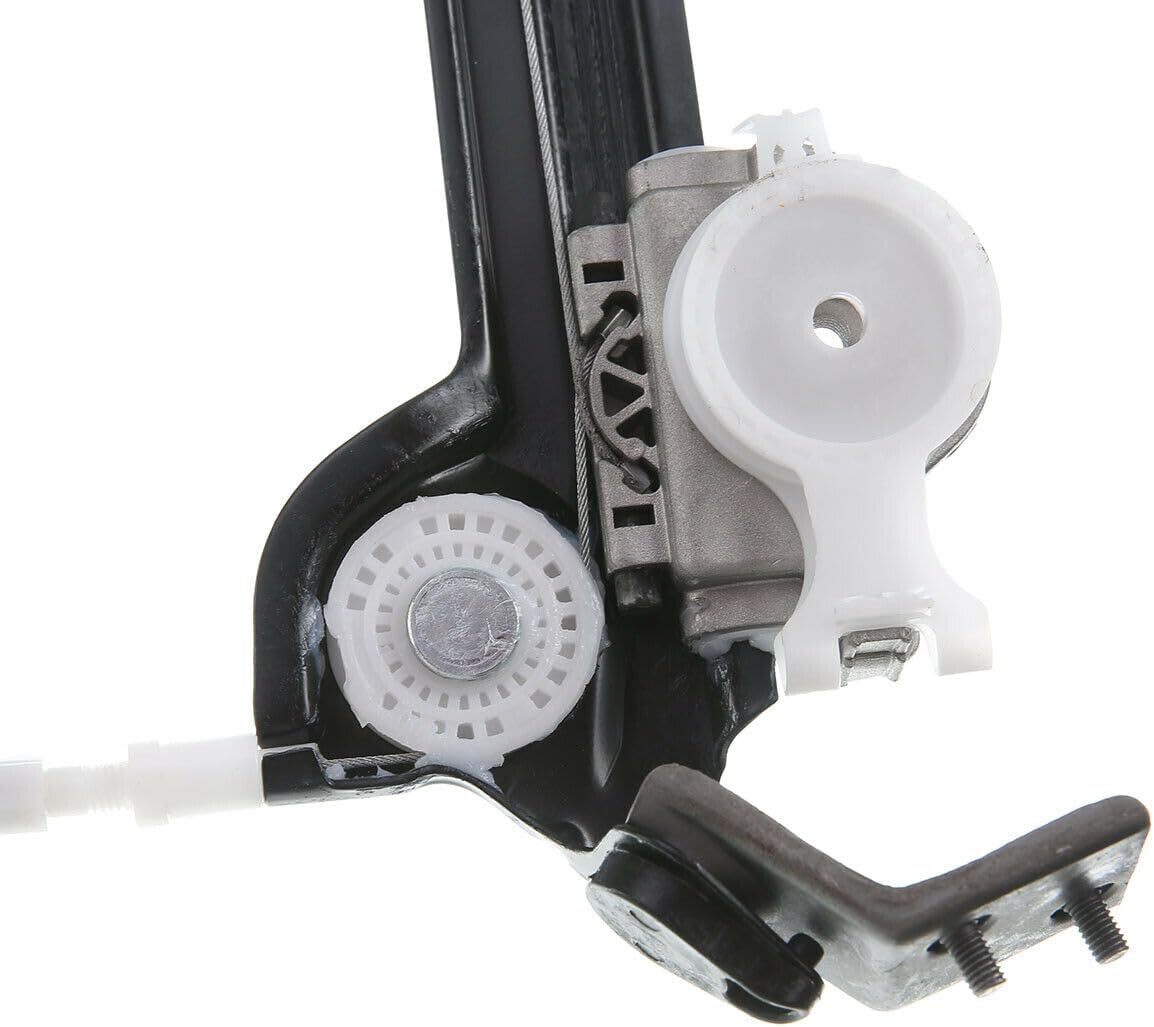 1pc Car Window Regulator Front Left Side Power Electric Without Motor for BMW for 128i 2008-2013 for 135i 2008-2013,for BMW 1 Series M 2011 E82 E88 Metal&Plastic 51-33-7-165-