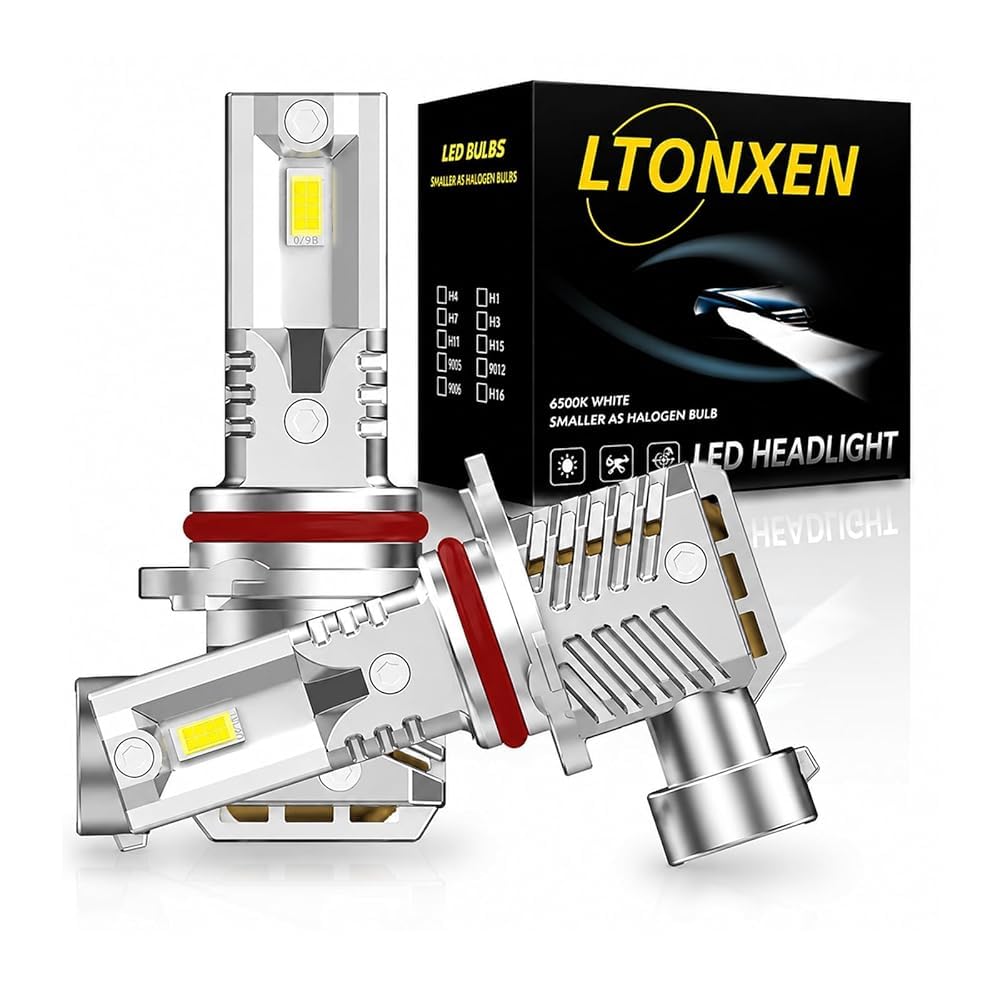 HB3 LED バルブ 国内最強！最新ヘッドライト Q7 9005 ホワイト Amazon | LTONXEN HB3 9005 LEDヘッドライト ハイビーム 車検対応 爆光