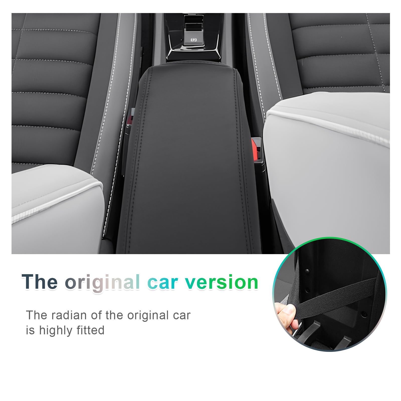 GAFAT Compatibile con Nuova Opel Frontera 2025 2026 2027 Hybrid EV Bracciolo Copertura, Accessori Frontera GS 2026 Console Centrale Braccioli Protezione Pelle Imbottitura