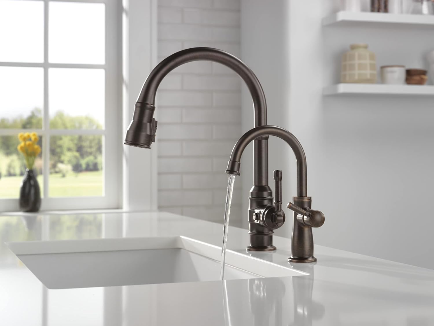 DELTA FAUCET 1960-RB-DST Traditional Beverage Faucet, Venetian Bronze