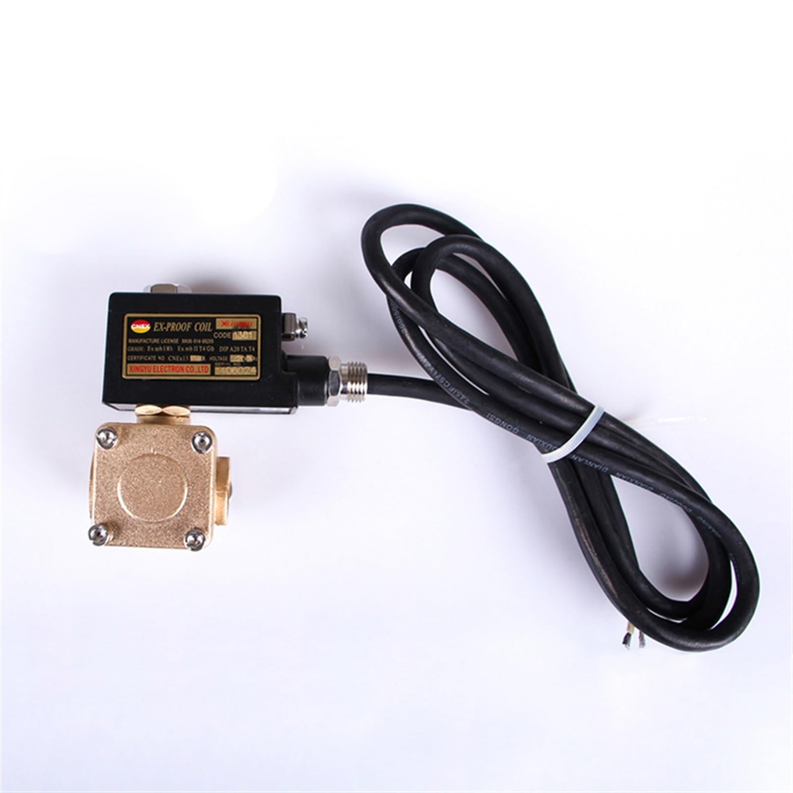 Zdeswaa Ac-220 Dn8 High Pressure 16 Kg Explosion Proof Solenoid Valve Ip65 Normally Closed For Water Oil Air(Ac-220)
