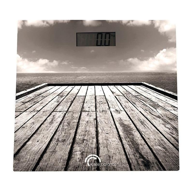 LITTLE BALANCE 8107, Elektronische Personenwaage, Design "Ponton", 180 kg/100 g – Ansicht 2