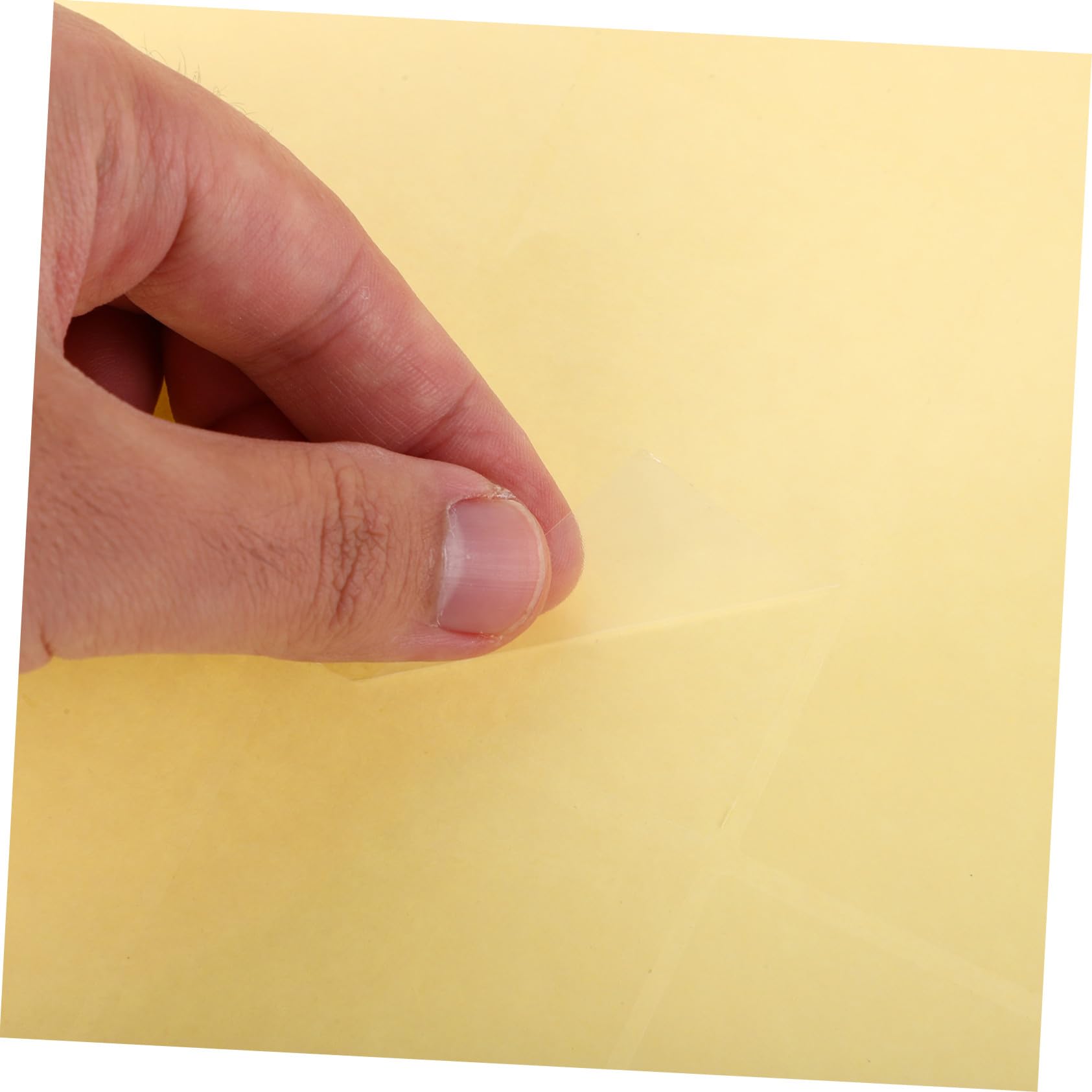 Hemobllo 1000pièces Étiquettes Autocollantes Rectangulaires Transparentes Pour Fermeture Emballage Protection Étiquettes Boîtes Et Enveloppes
