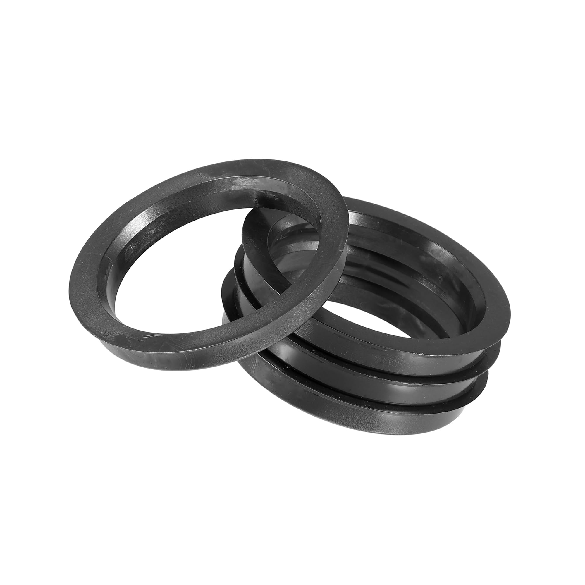 Photo 1 of Motoforti 72.6mm to 60.1mm Universal Car Hub Centric Rings Black - Pack of 4 Long-Lasting