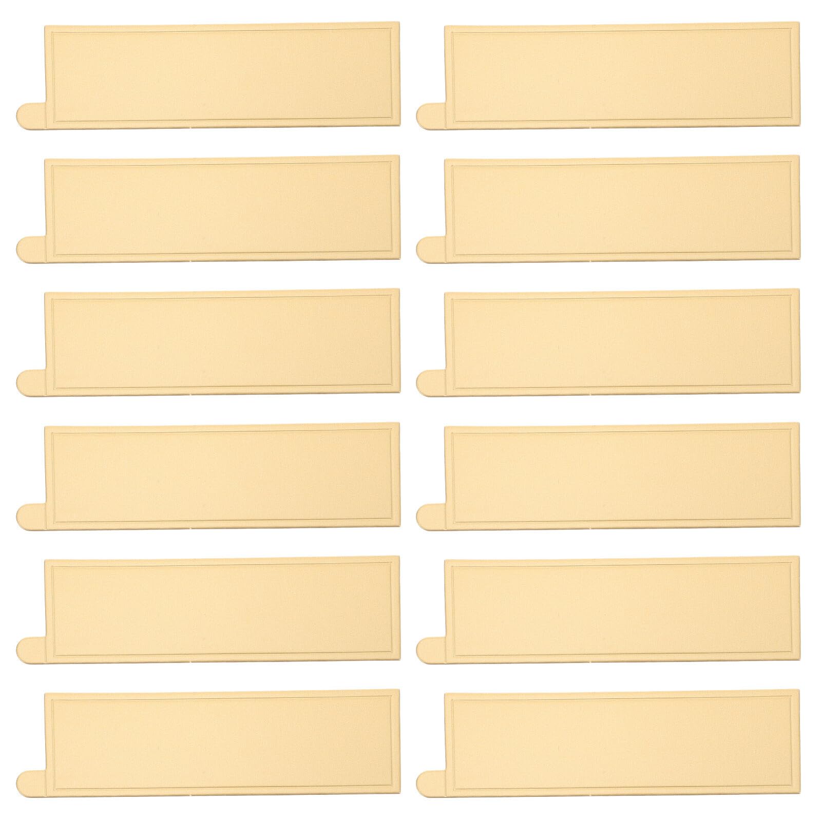 Bases de gâteau rectangulaires en papier carton pour cupcakes et desserts de fête