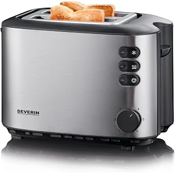 Automatic 2 Slice Toaster Toaster Stainless Steel 850W [Energy Class B]
