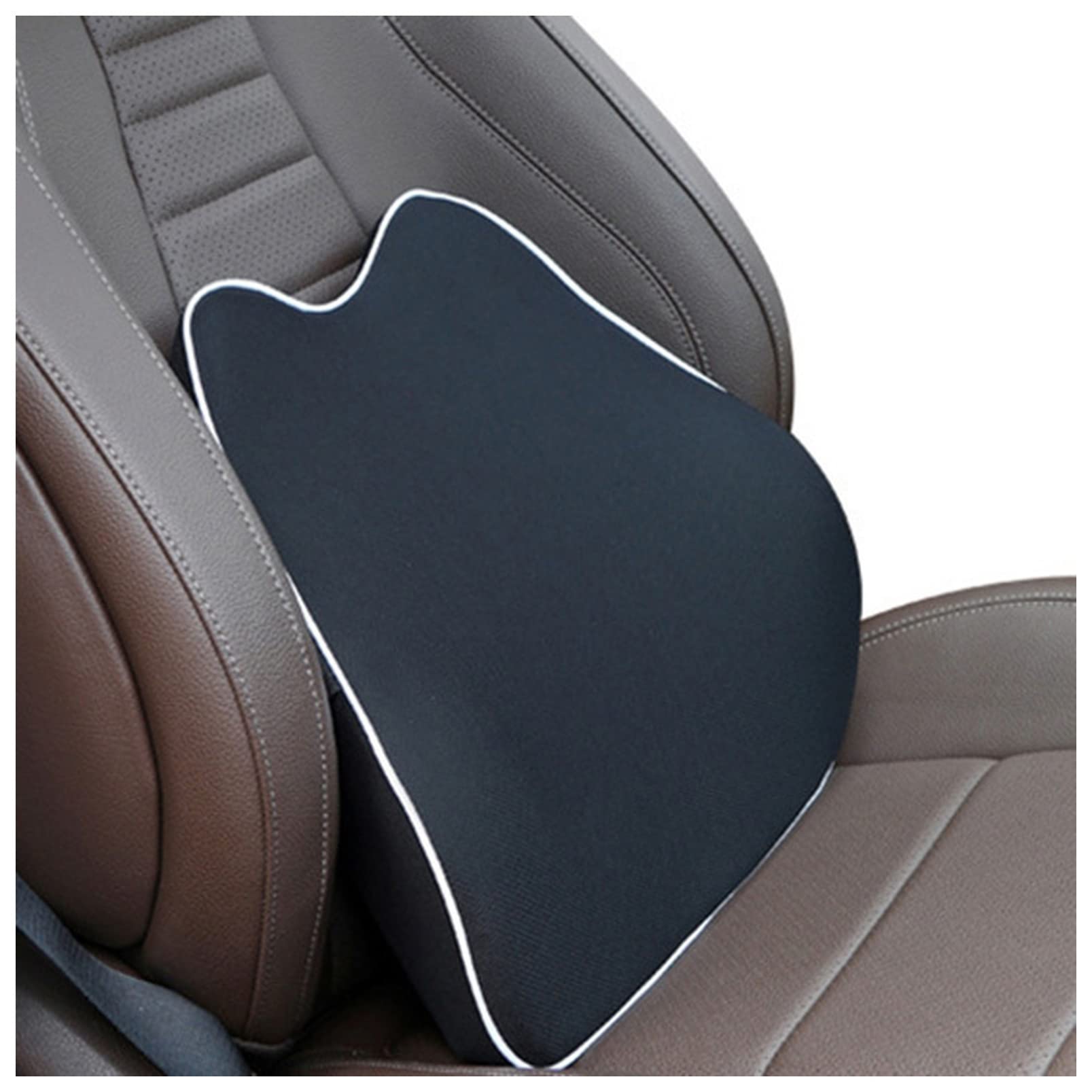 Cuscino Cervicale Auto Poggiatesta Cuscino Neck Memory Lombar Support Cotton traspirante auto auto cuscino cuscino cuscino for seggiolino auto cuscino Cuscino Memory Foam ( Size : Cushion Black White