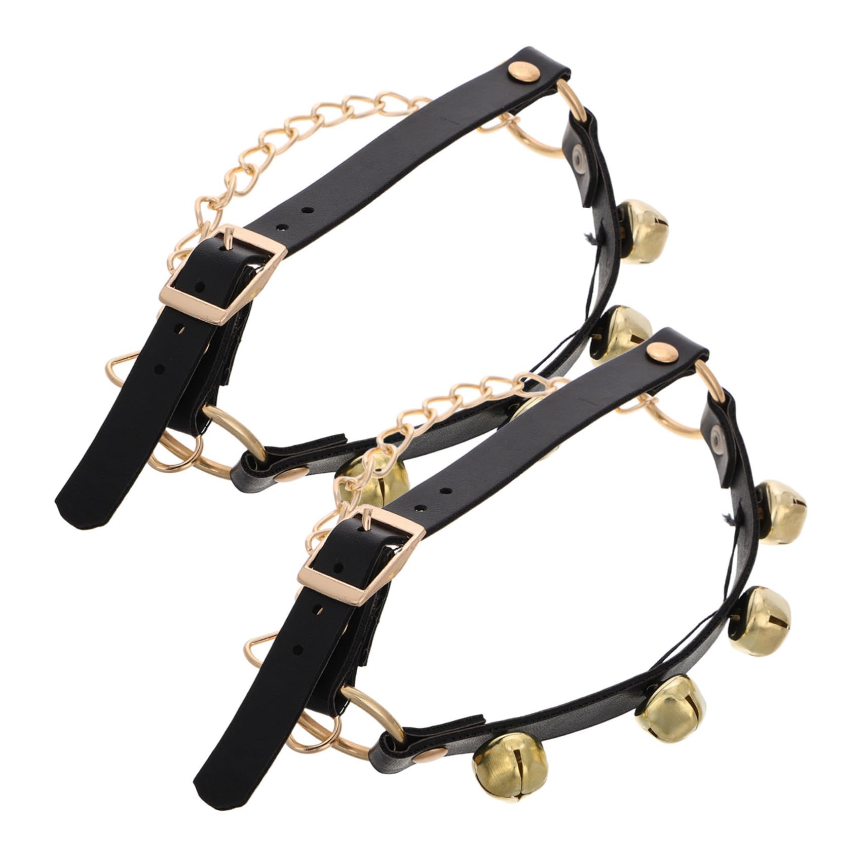 ERINGOGO Shoes Bells Set Handheld Metal Bells for Women Large Jingle for Family Gatherings Christmas Decor