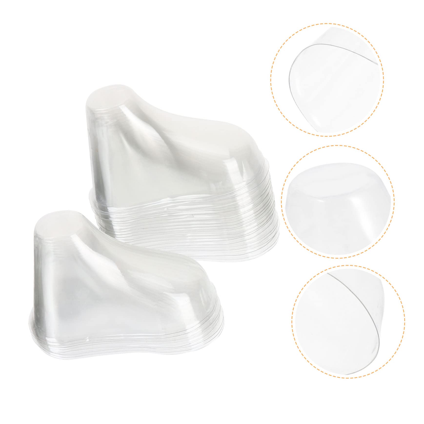 TOVINANNA 2sets Baby Socks Display Stands Toddler Shoes Display Holders Plastic Baby Slippers Model Holders Sturdy PVC Stand 20pcs*2