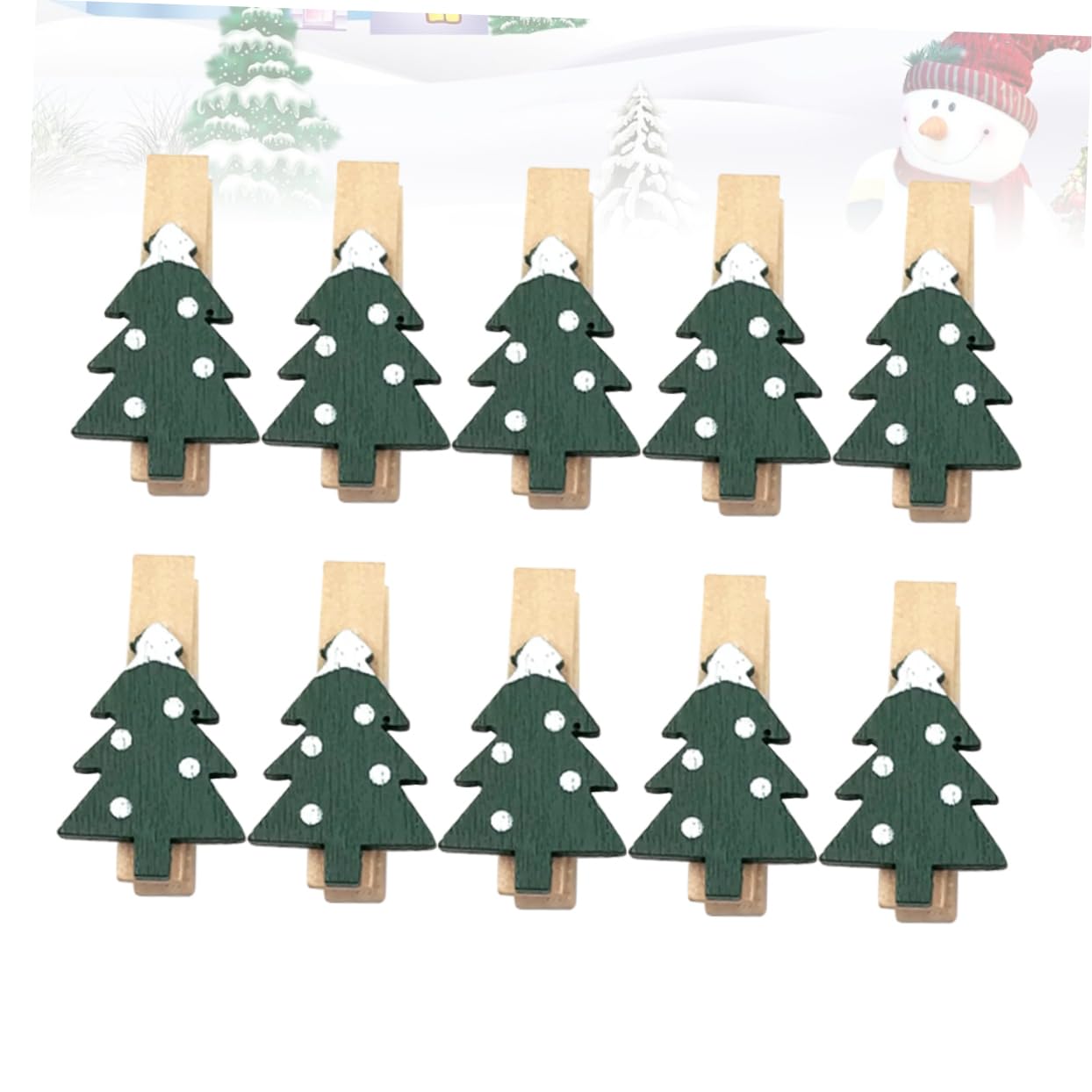 ABOOFAN 25 Piezas astillas de Madera navideñas Mini Ropa para la Foto Tarjetas de felicitación Clips de Fotos de Madera Clavijas de Fotos con Clip artesanía Clip de Madera pequeño Abrigo