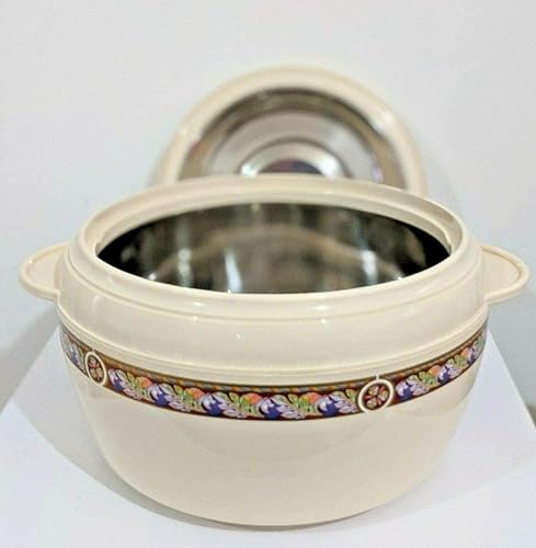 Miniatura 2 de TABAKH Karishma - Cacerola aislada de 8 litros con tapa, calentador de alimentos, enfriador, recipiente de almacenamiento térmico térmico