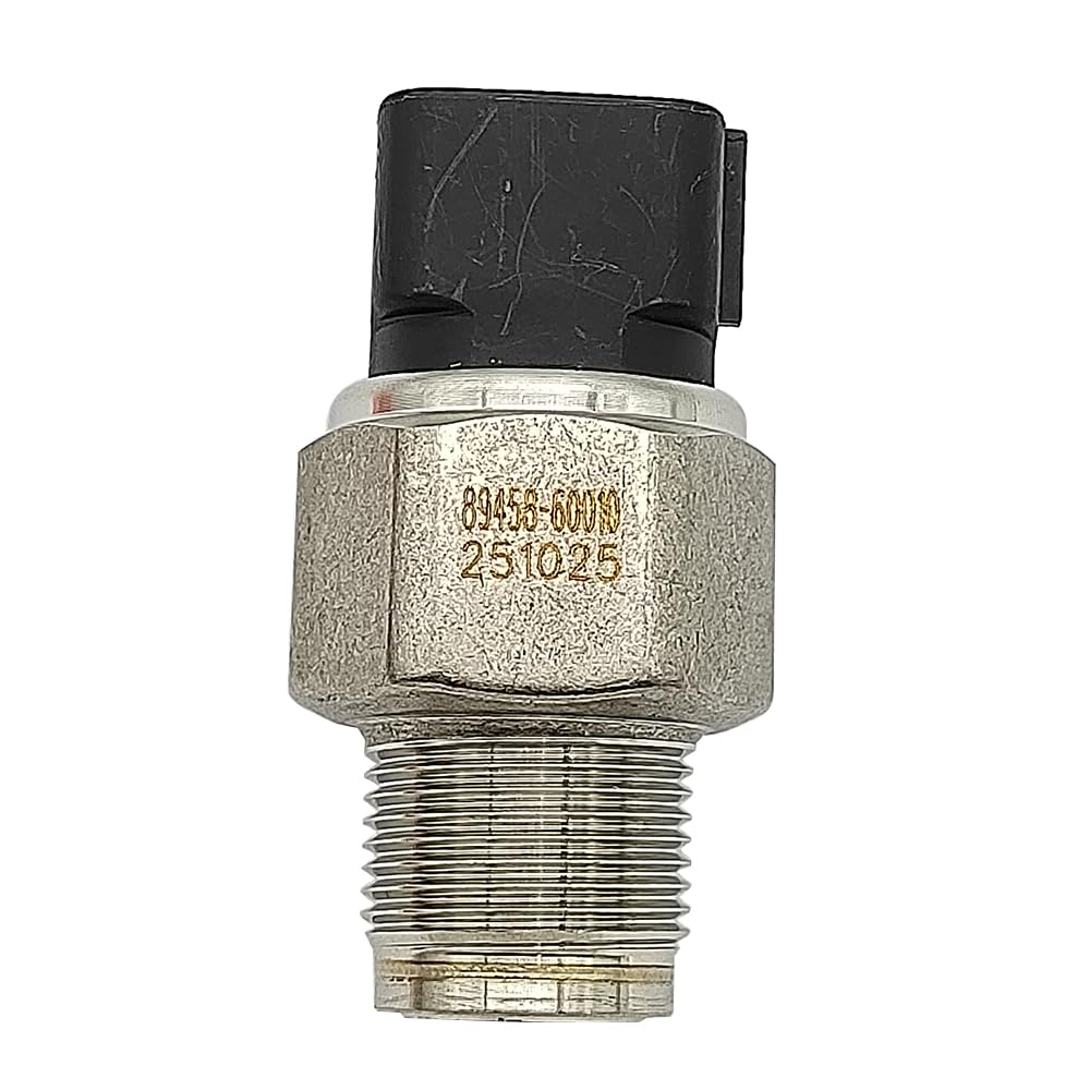 Amrxuts 89458-60010 Fuel Rail Pressure Sensor ﻿for ​​Toyo-ta 2003-2009 Hilux/Hiace/Prado /RAV4 /Corolla/Avensis D4D Diesel Engines (1KD/2KD)​​ 499000-6081, 8945860010