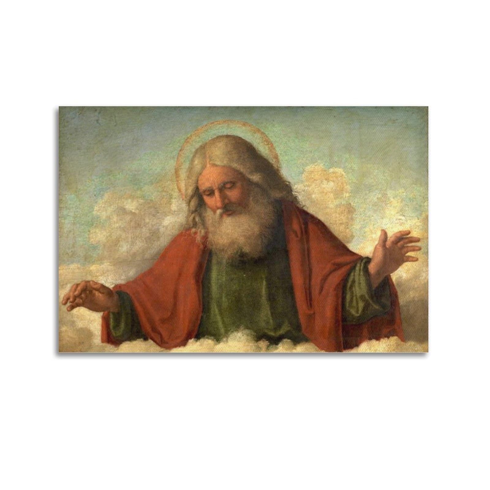 xiaoxiaoshen God The Father Canvas Poster Wall Art Prints Room Aesthetic Murals Bedroom And Living Decorations 20x30inch(50x75cm)