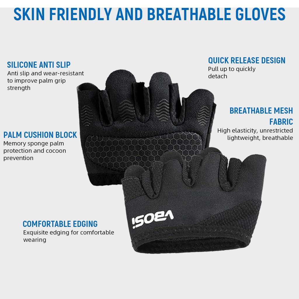 PROBEROS® Finger Joints Guard for Men Women, 1 Pair 4-Finger Joint Support Sleeves, Padded Joints Wraps, Anti-Slip Breathable Four-Finger Hand Guards for Weightlifiting, Boxing, Deadlifting, Size XL - Image 7 thumbnail